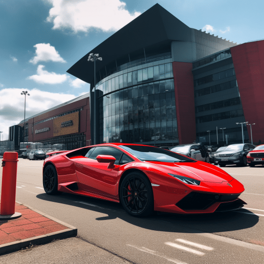 a_red_lamborghini_in_front_of_the_manchester_united_stadiu_90d6d537-a27a-47e6-ae7d-064af21222ef